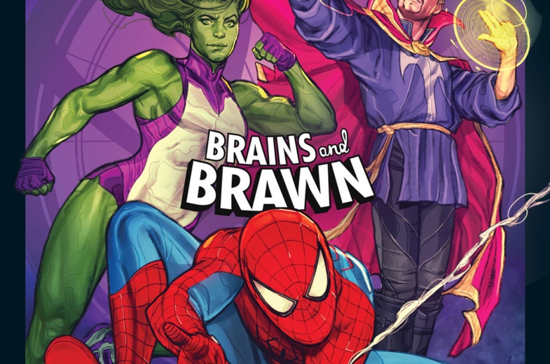 Caja de Unmatched Marvel Brains and Brawn